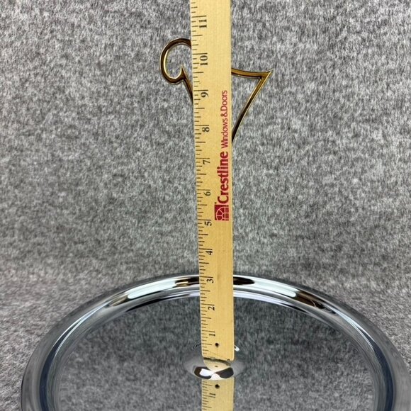 ✅Kromex Chrome & Brass Serving Tray Center handle Mid Centry style Party Event - Picture 2 of 7